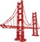 K'NEX Architecture: Golden Gate Bridge - Build IT Big - Collectible Building Set for Adults & Kids 9+ - New - 1,536 Pieces - Over 3 Feet Long - (Exclusive)